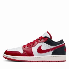 Women's Air Jordan 1 Low - White/Gym Red Womens Shoes outlet price