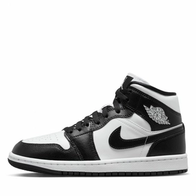 Women's Air Jordan 1 Mid - White/Black Womens Shoes outlet price