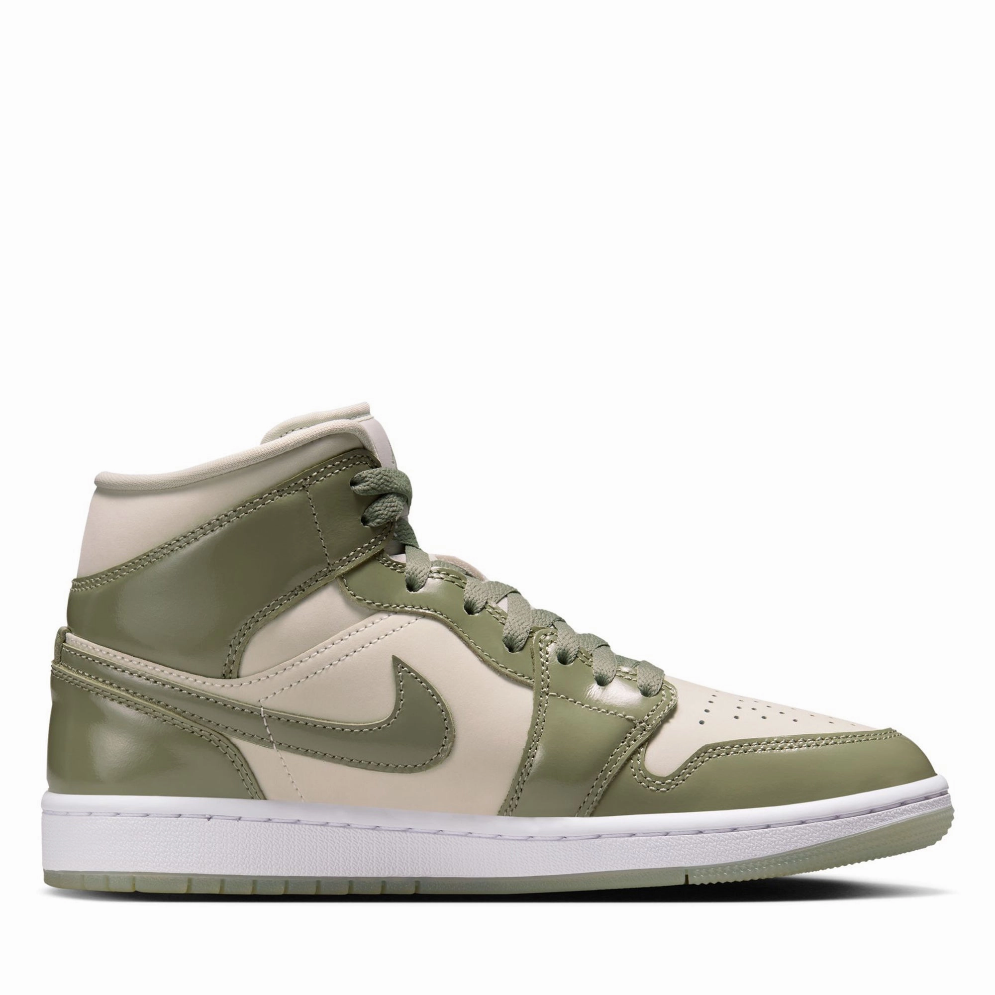 Women's Air Jordan 1 Mid SE - Sea Glass/Oil Green