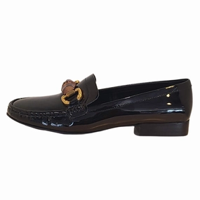 Women's Apprentice Loafer Patent In Black/gold Womens Fashion Flats cheap