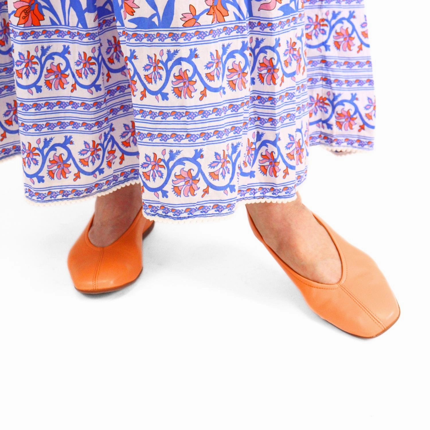Women's Ballet Flat Shoes In Sauvage Apricot Trendy Flats for Women