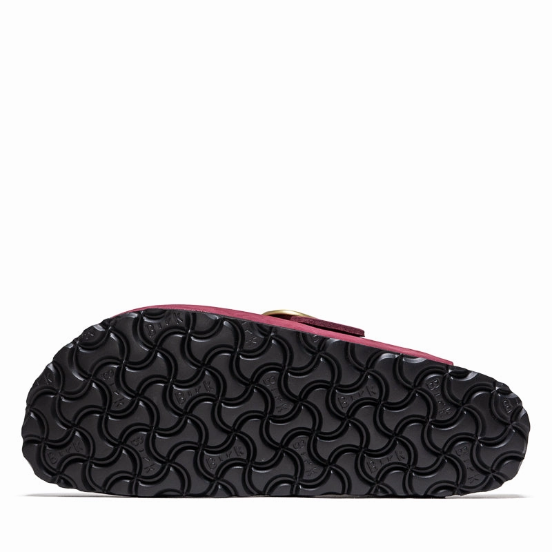 Women's Birkenstock Boston Big Buckle Nubuck - Berry Crush