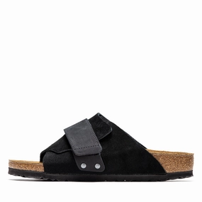 Women's Birkenstock Kyoto Suede - Black Womens Shoes outlet price
