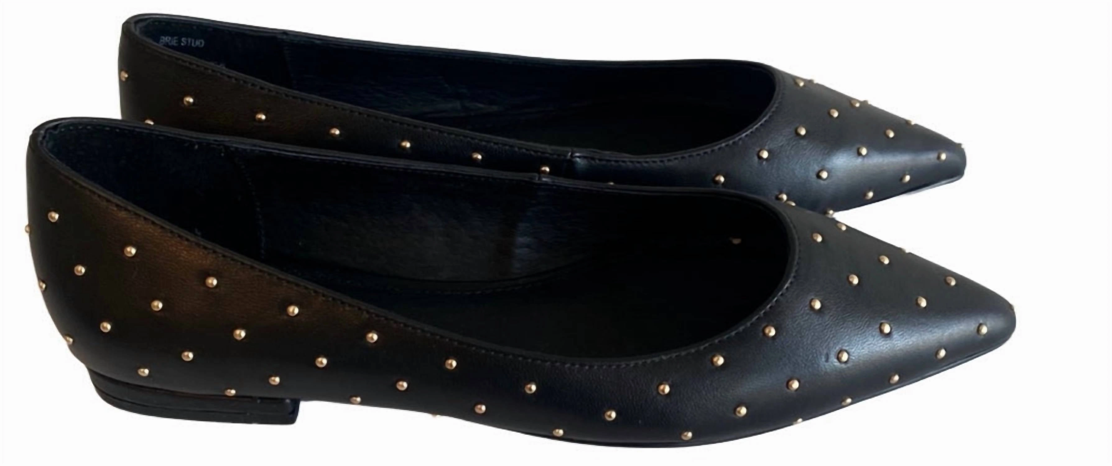 Women's Brie Pointed Flat Shoes In Black/gold