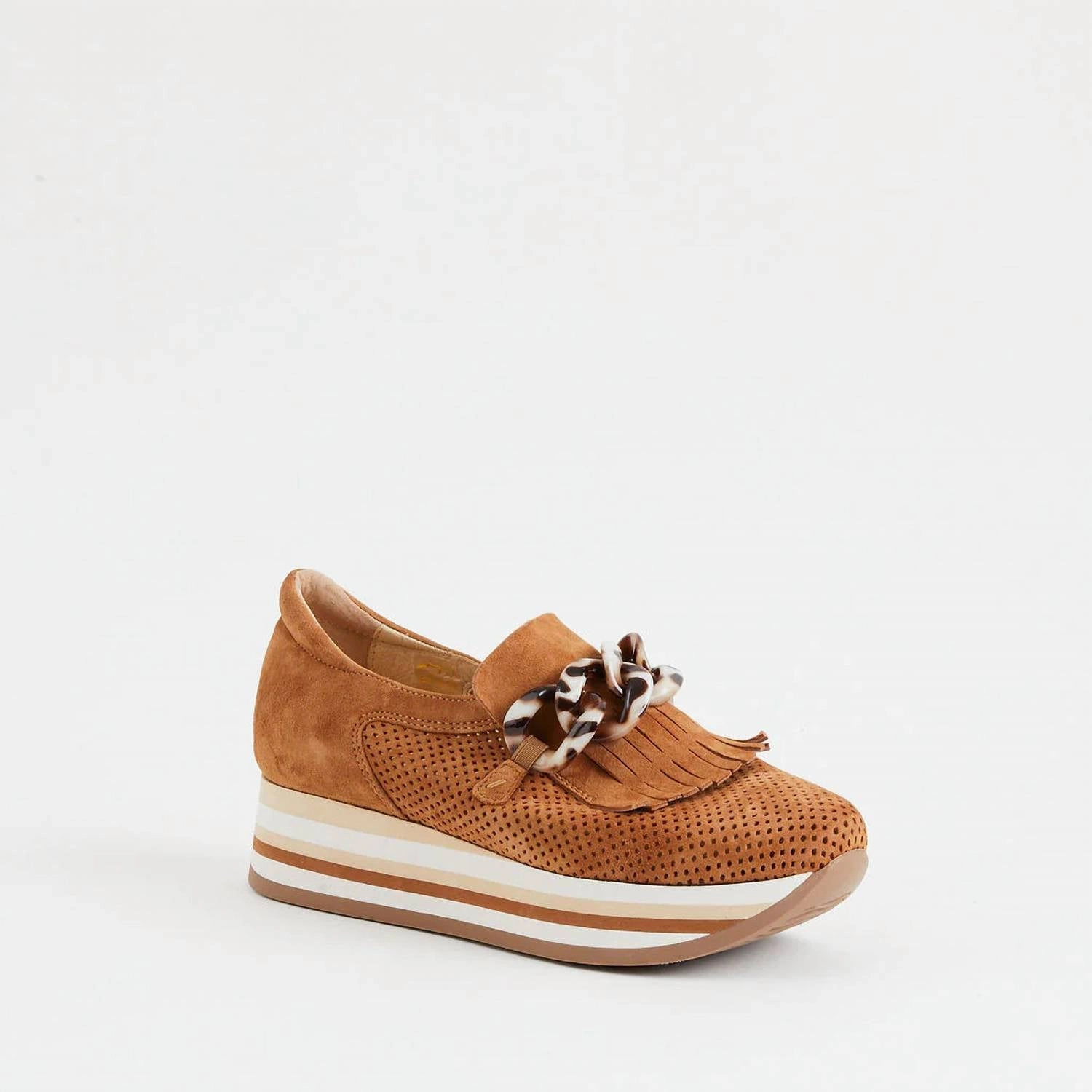 Women's Cadie Loafer In Cognac Trendy Flats for Women