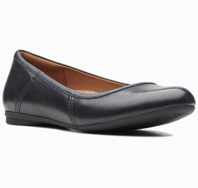 Women's Canebay Plain Ballet Flat In Black Soft Sole Flats Womens sale