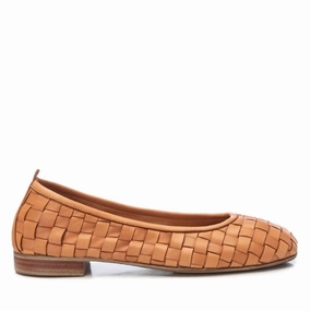 Women's Carmela Ballerinas In Camel Trendy Flats for Women
