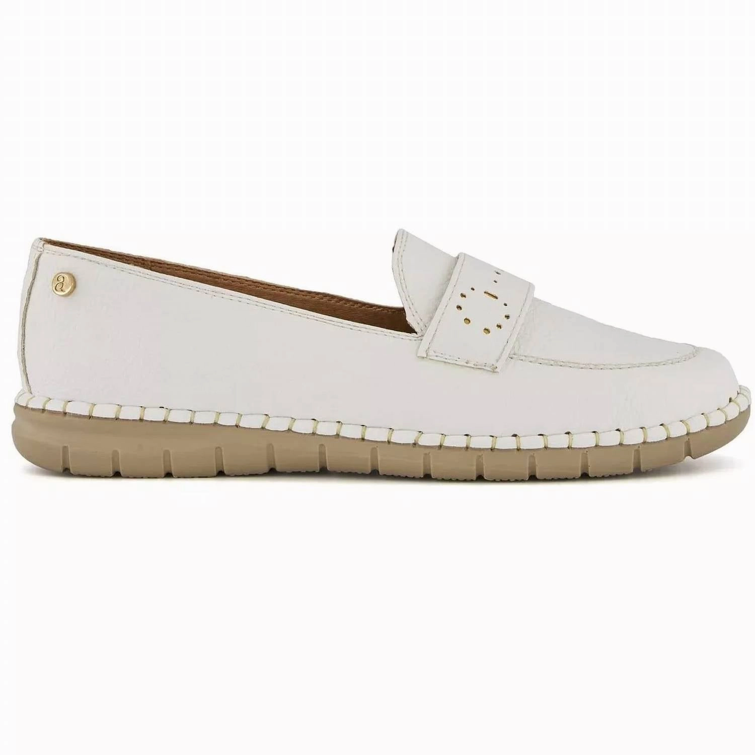 Women's Comfort Moccassins Shoes In White