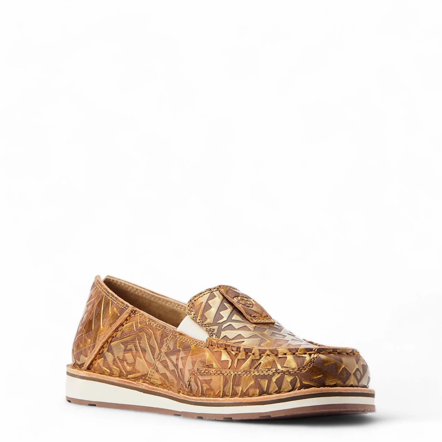 Women's Cruiser Shoes In Copper Blanket Emboss