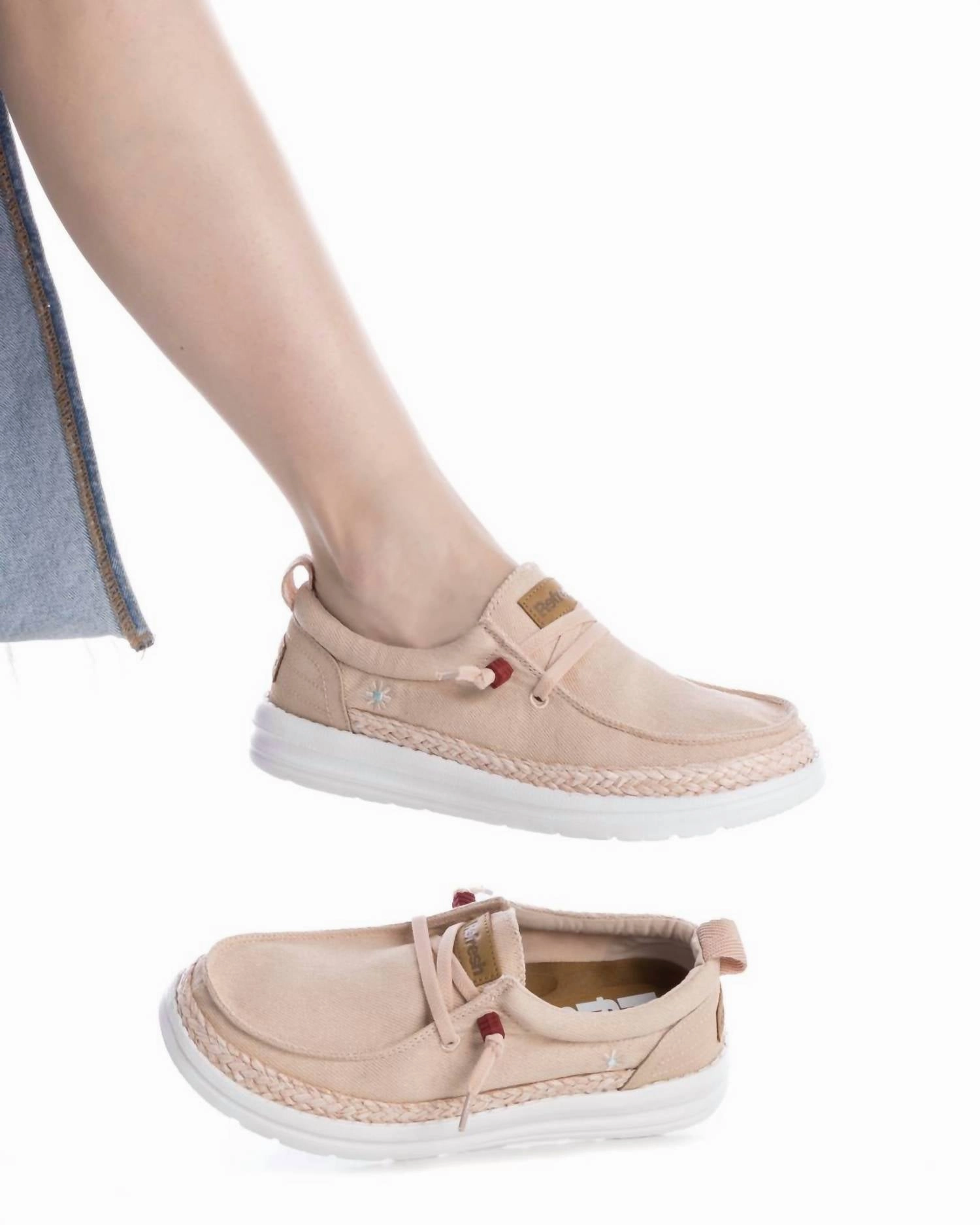 Women's Dockside Canvasl Loafers In Nude