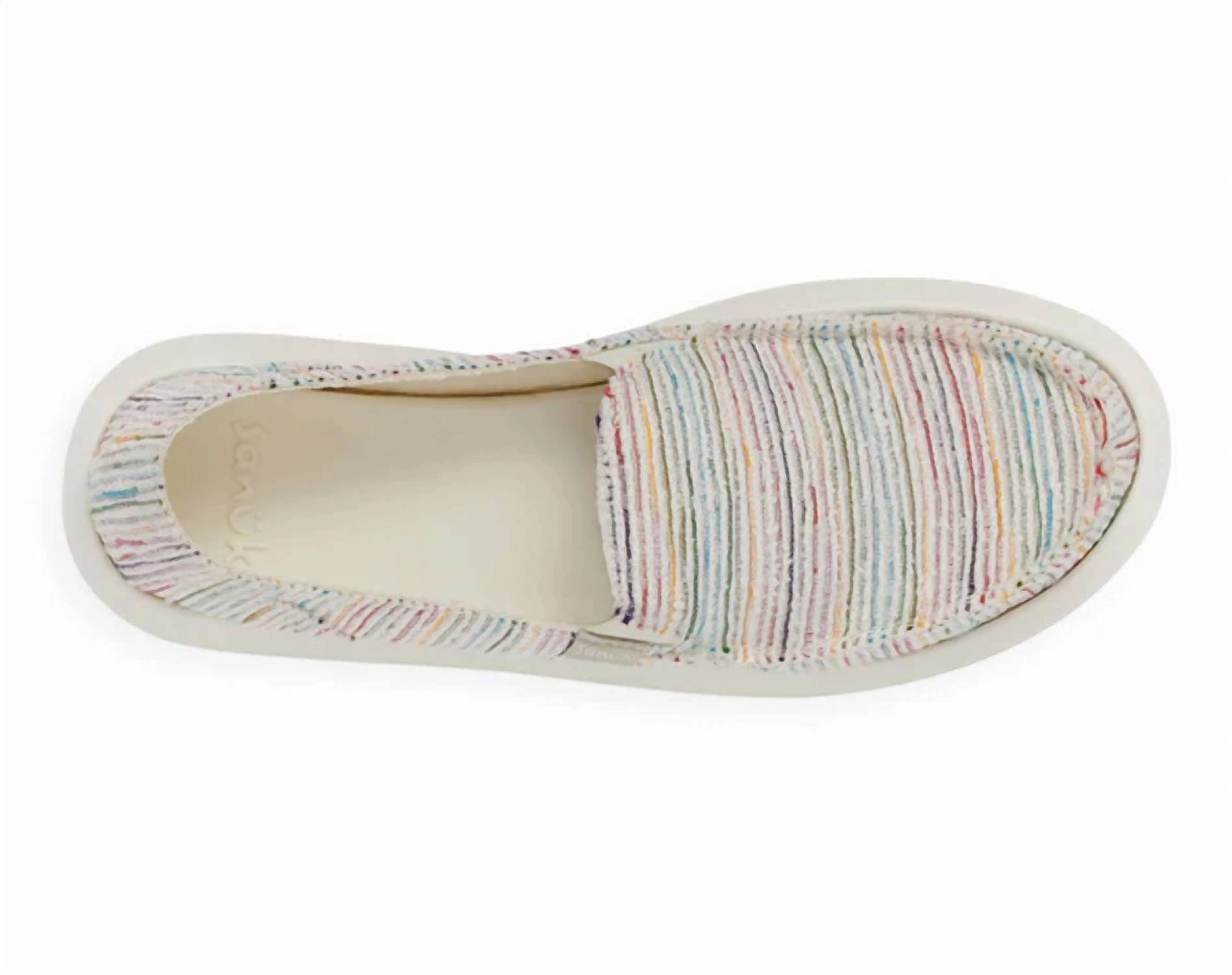 Women's Donna St Slip On In Summer Cord Rainbow