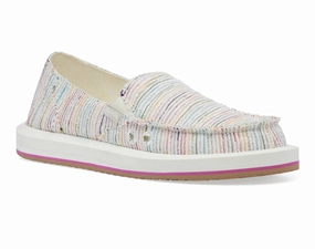 Women's Donna St Slip On In Summer Cord Rainbow Womens Casual Flats sale