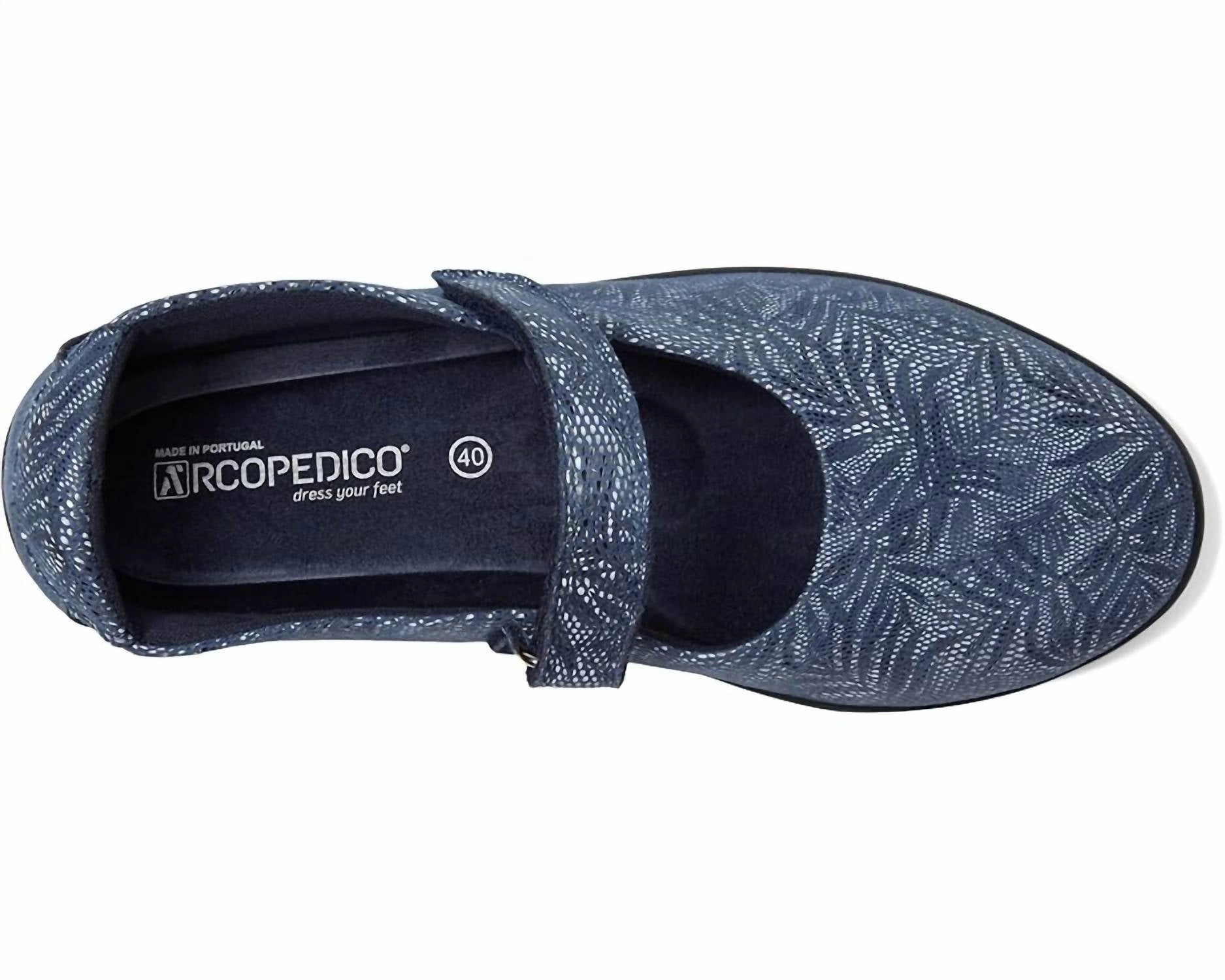 Women's Estrela Shoes In Blue Palm