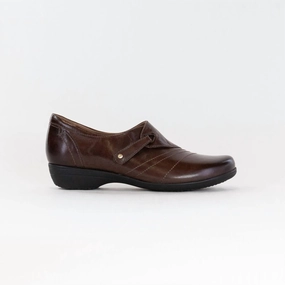 Women's Franny Slip On Shoes In Chocolate Burnished Calf Womens Casual Flats sale