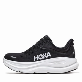 Women's Hoka Bondi 9 - Black/White Womens Shoes outlet price