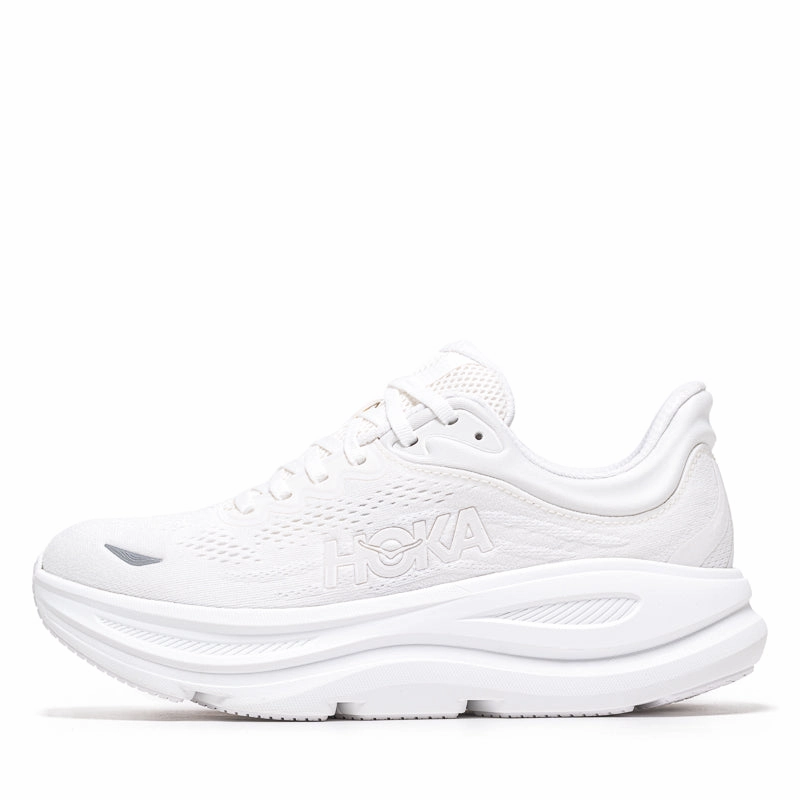 Women's Hoka Bondi 9 - White/White Womens Shoes outlet price