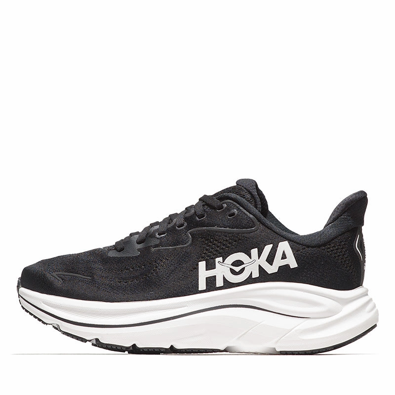 Women's Hoka Clifton 10 - Black/White Womens Shoes outlet price