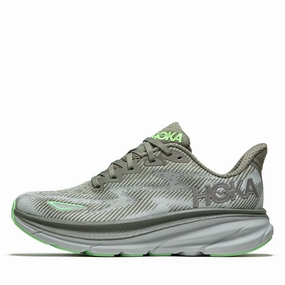 Women's Hoka Clifton 9 - Olive Haze/Mercury Womens Shoes outlet price