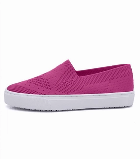 Women's Jazz Slip-On Shoes In Berry Womens Flats special deals