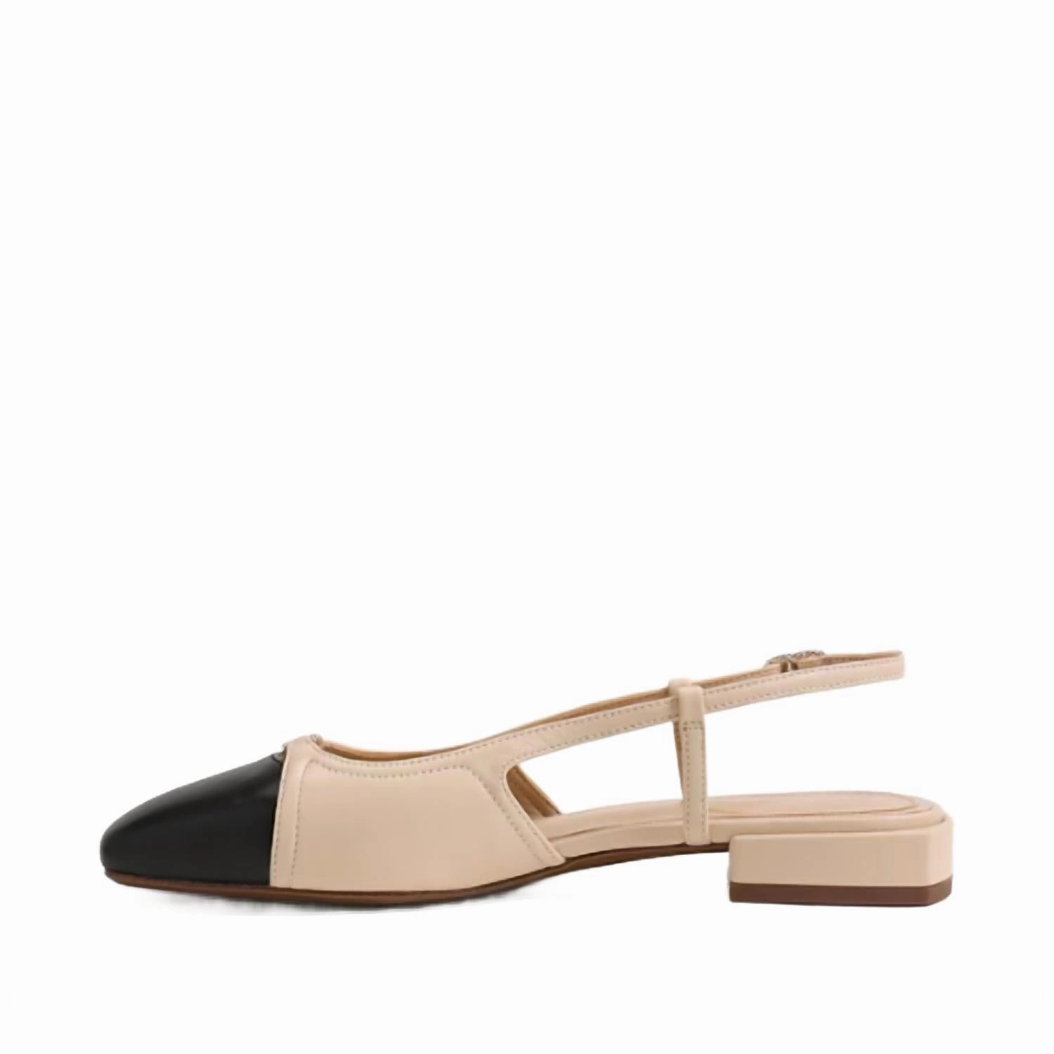 Women's Kara Slingback Flats In Sand/black