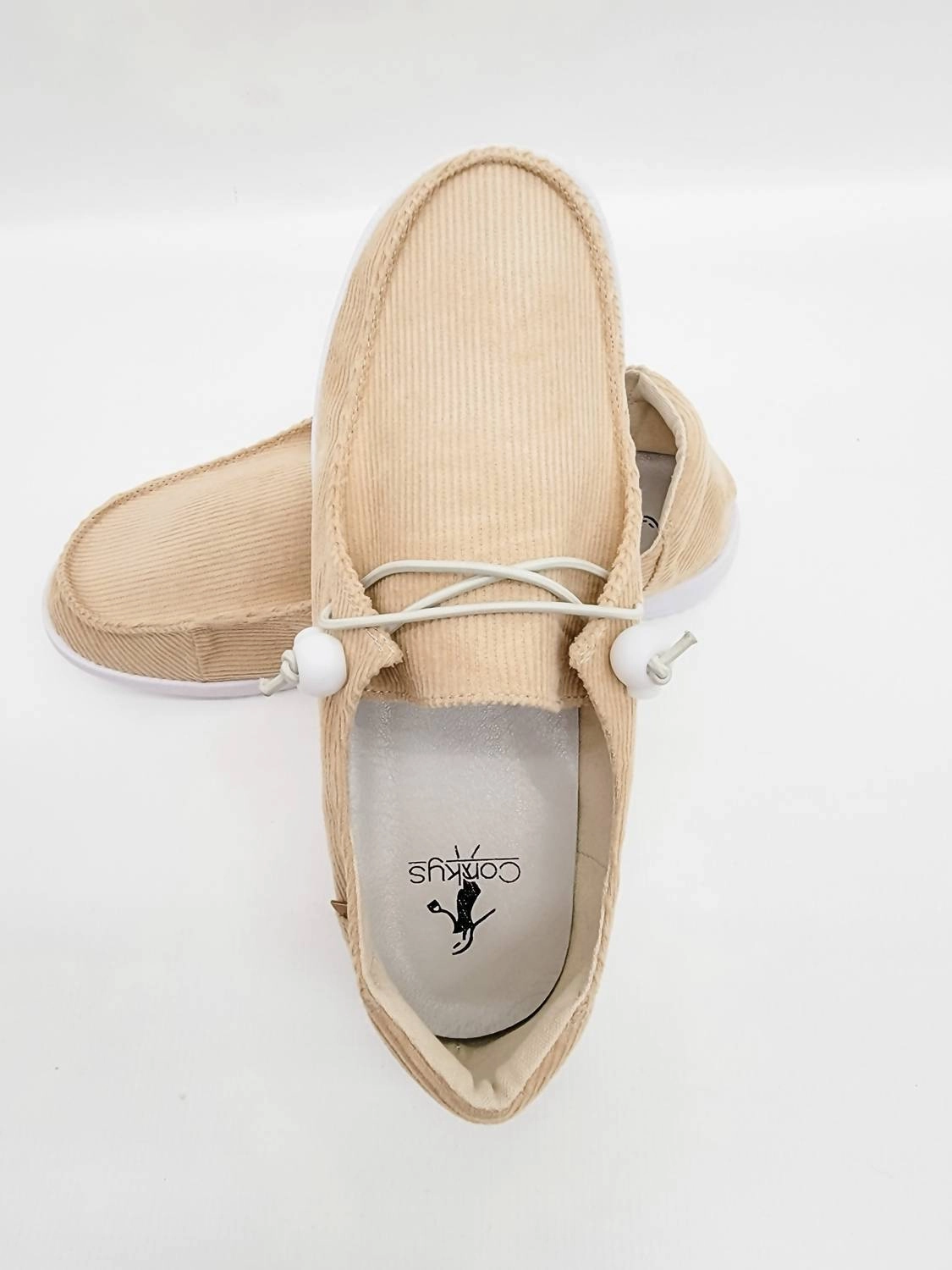 Women's Kayak Corduroy Boat Shoes In Tan