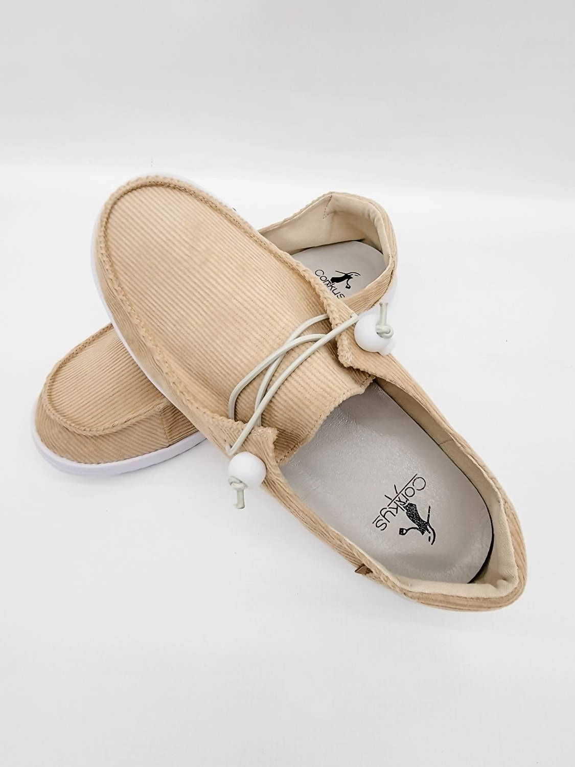 Women's Kayak Corduroy Boat Shoes In Tan
