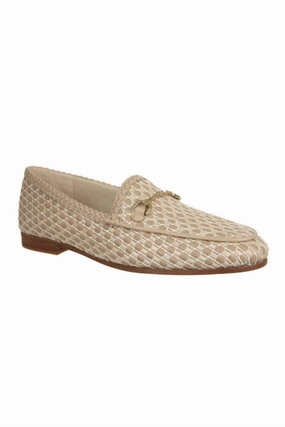 Women's Laurel Bit Loafer In Ivory Woven Womens Flats special deals