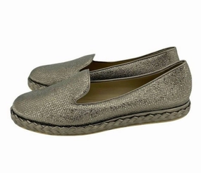 Women's Leather Flats In Gold Womens Casual Flats sale