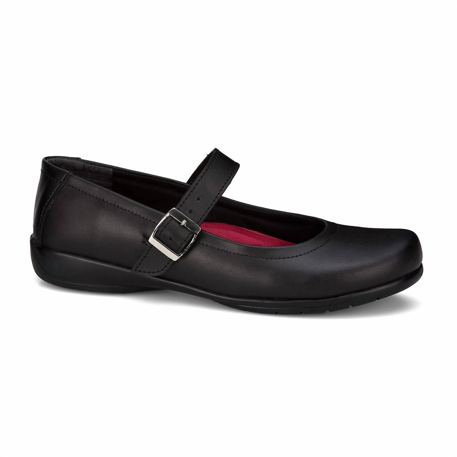 Women's Leather Mary Jane Shoes In Black Womens Casual Flats sale