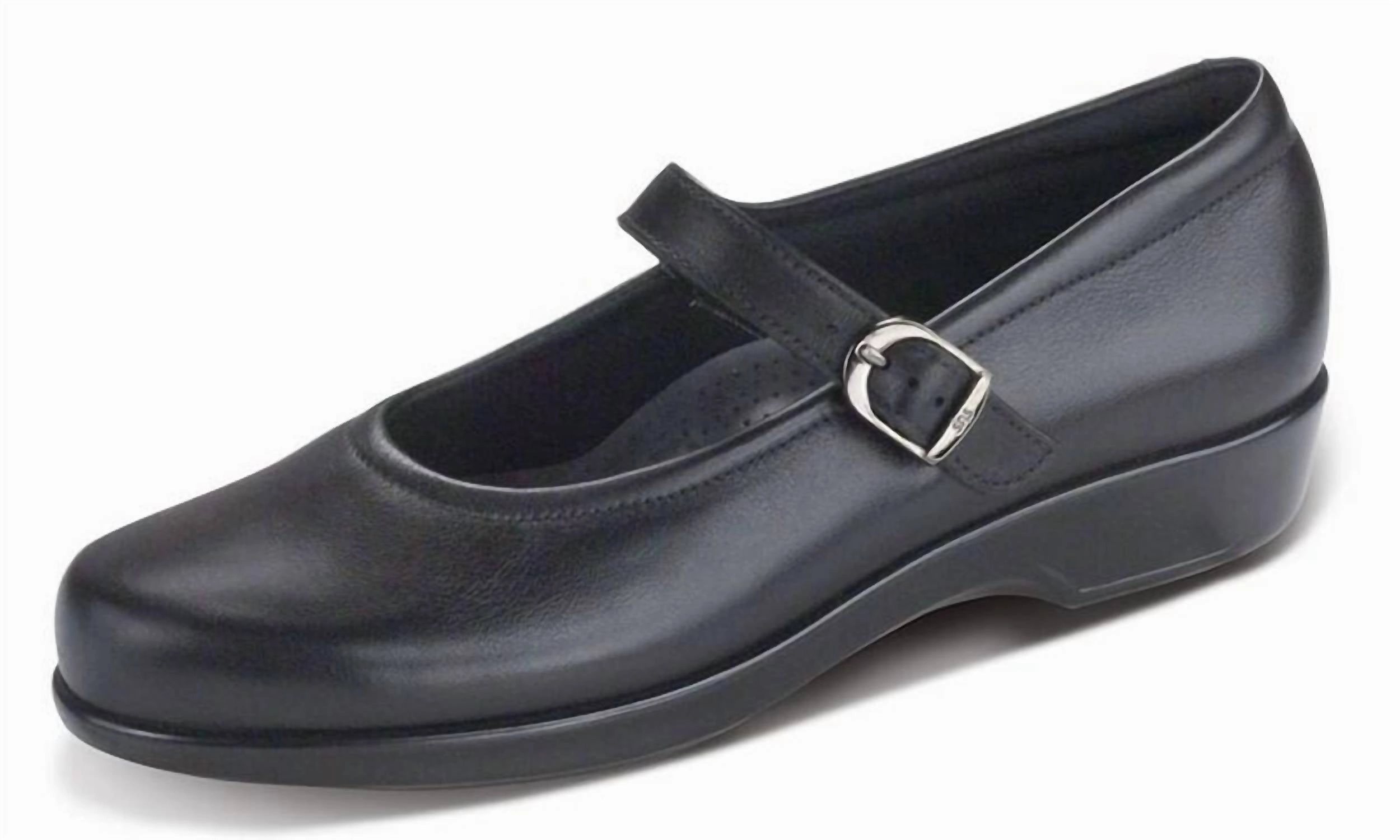 Women's Maria Mary Jane Shoe - Wide In Black