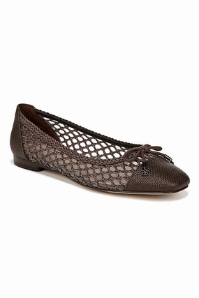 Women's May Ballet Flat In Pinto Brown Trendy Flats for Women