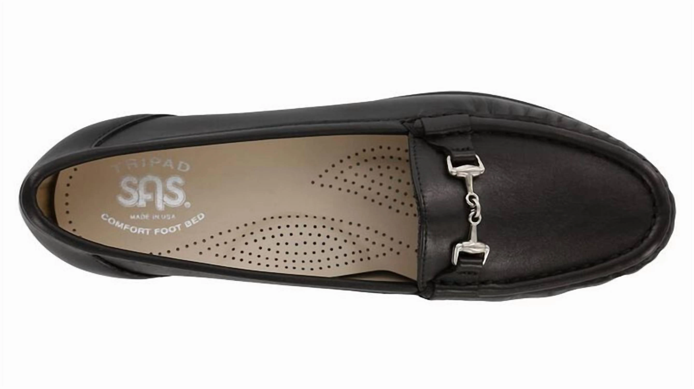 Women's Metro Slip On Loafer In Smooth Black