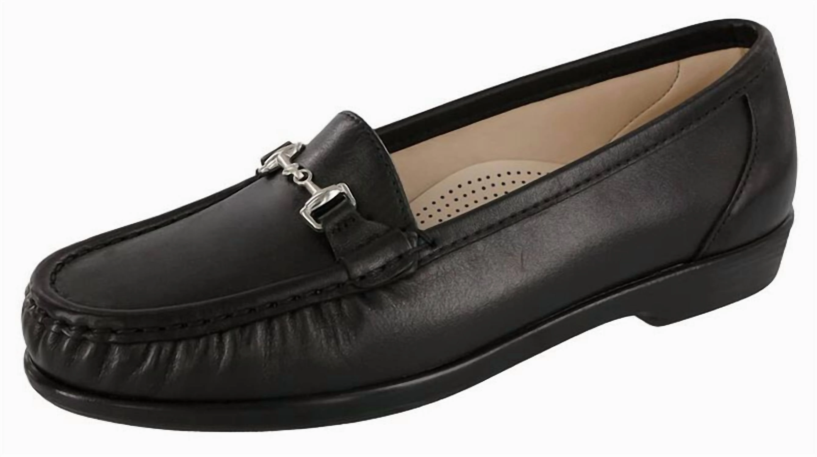 Women's Metro Slip On Loafer In Smooth Black
