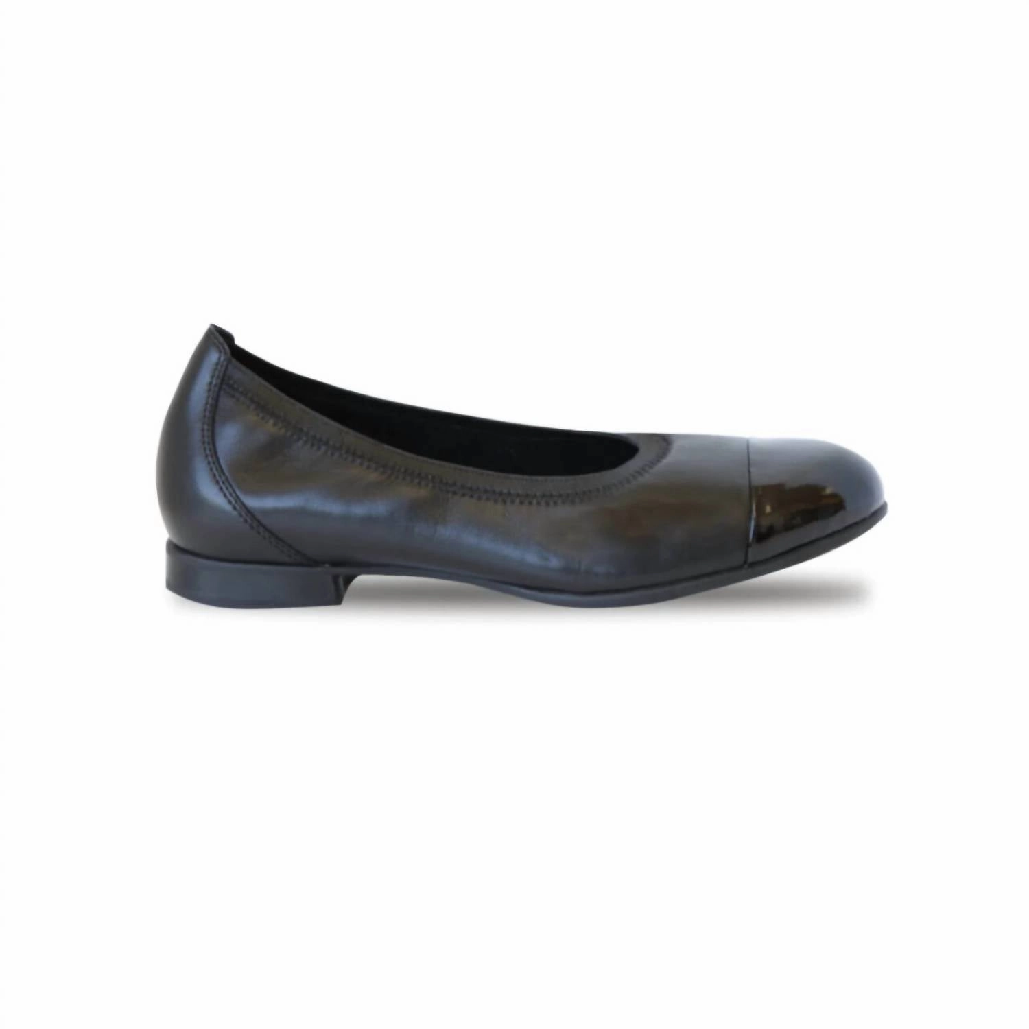 Women's Mila Ballet Flat In Black Combo Cheap Ballerina Flats Womens