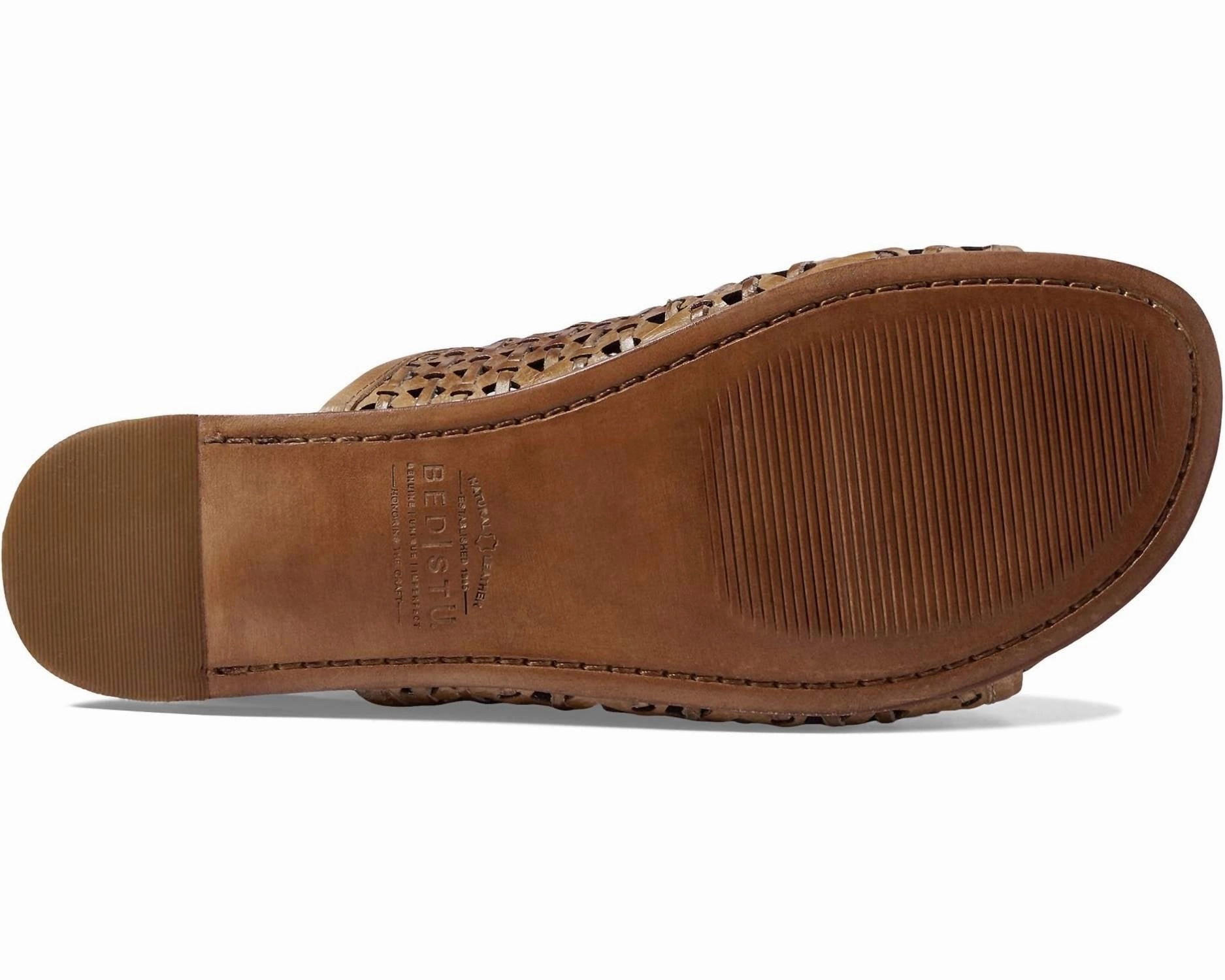 Women's Minerva Flat Slide Sandal In Tan Rustic