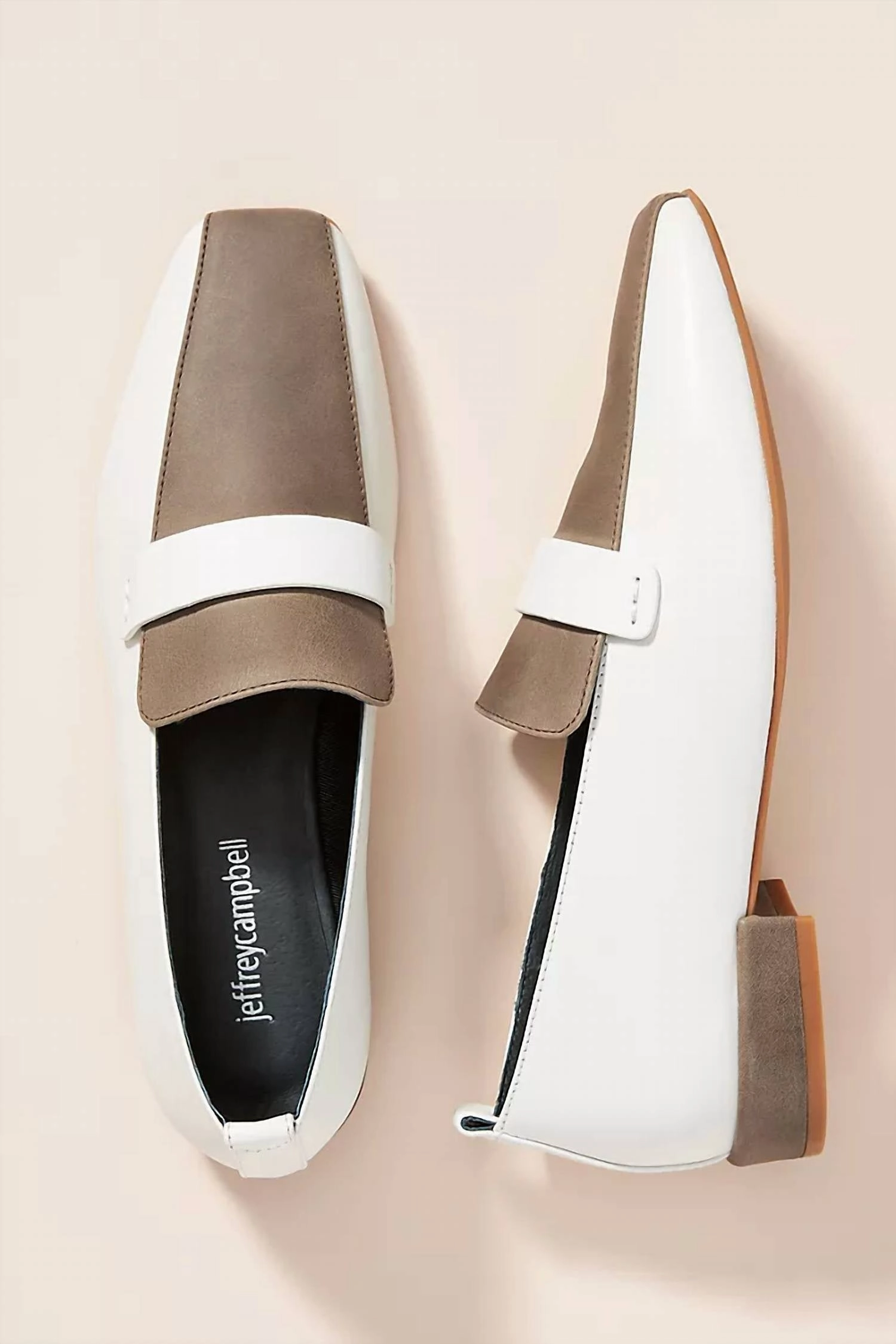 Women's Moritz Loafers In White/ Grey Womens Flats special deals