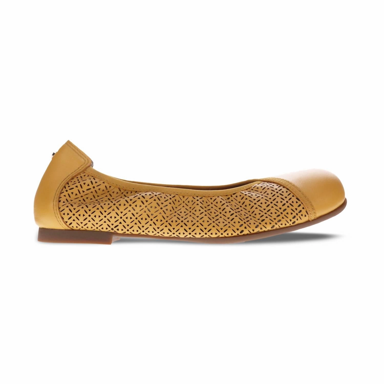 Women's Nairobi Ballet Shoes In Mustard French Lazer