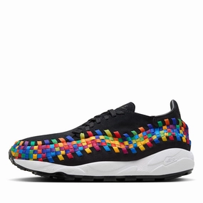 Women's Nike Air Footscape Woven OG 'Rainbow' - Black/White Best Sneakers cheap