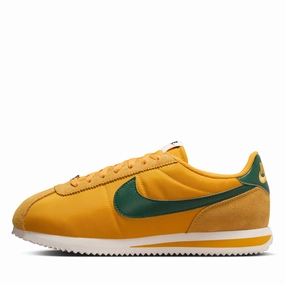 Women's Nike Cortez Textile - Yellow Ochre/Gorge Green Womens Shoes outlet price