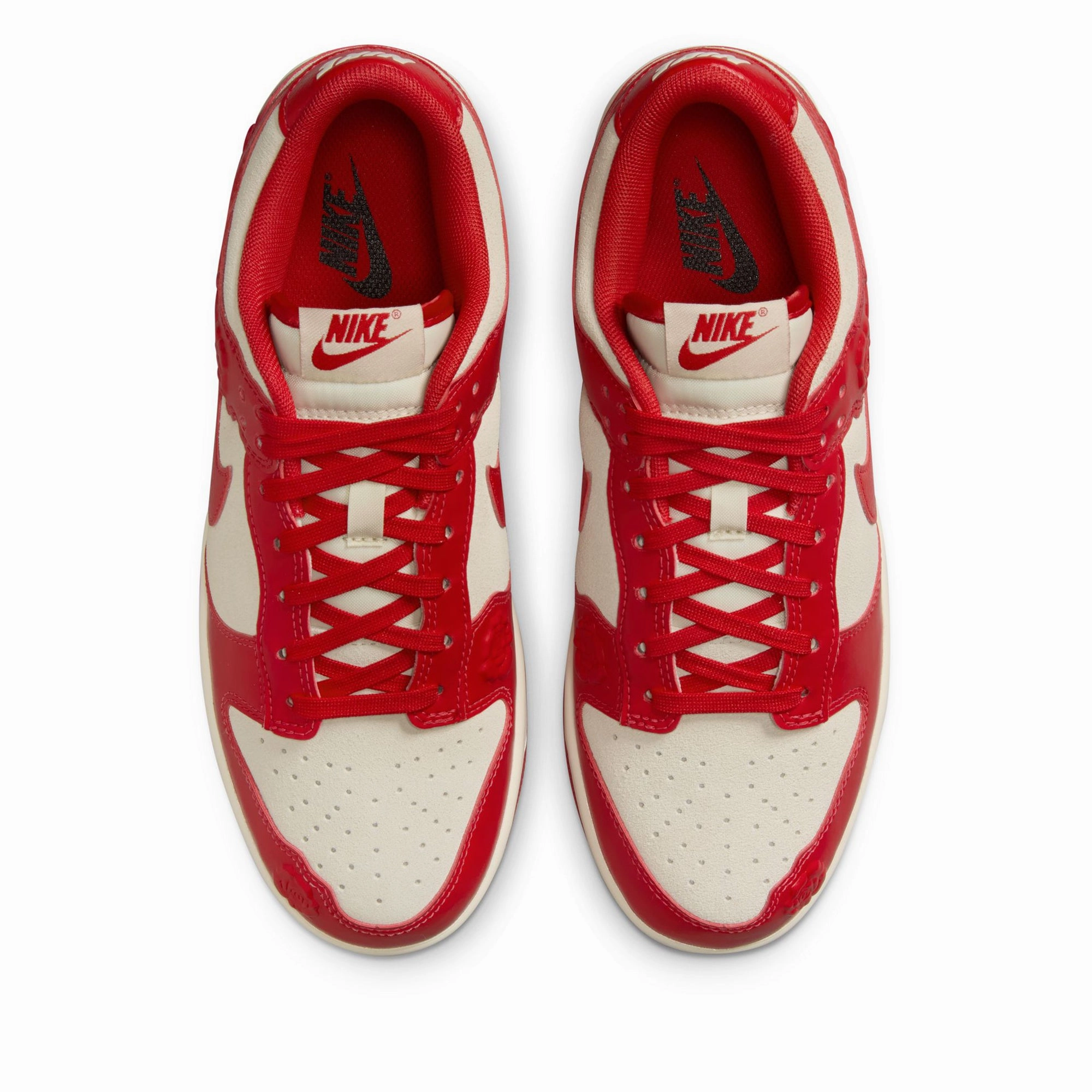 Women's Nike Dunk Low 'Red Roses' - Coconut Milk/University Red