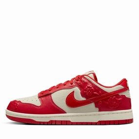 Women's Nike Dunk Low 'Red Roses' - Coconut Milk/University Red Womens Shoes outlet price