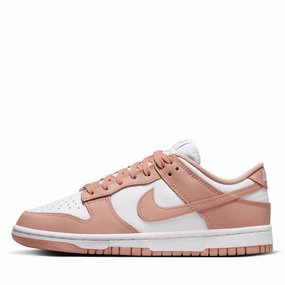 Women's Nike Dunk Low - White/Rose Whisper Womens Shoes outlet price