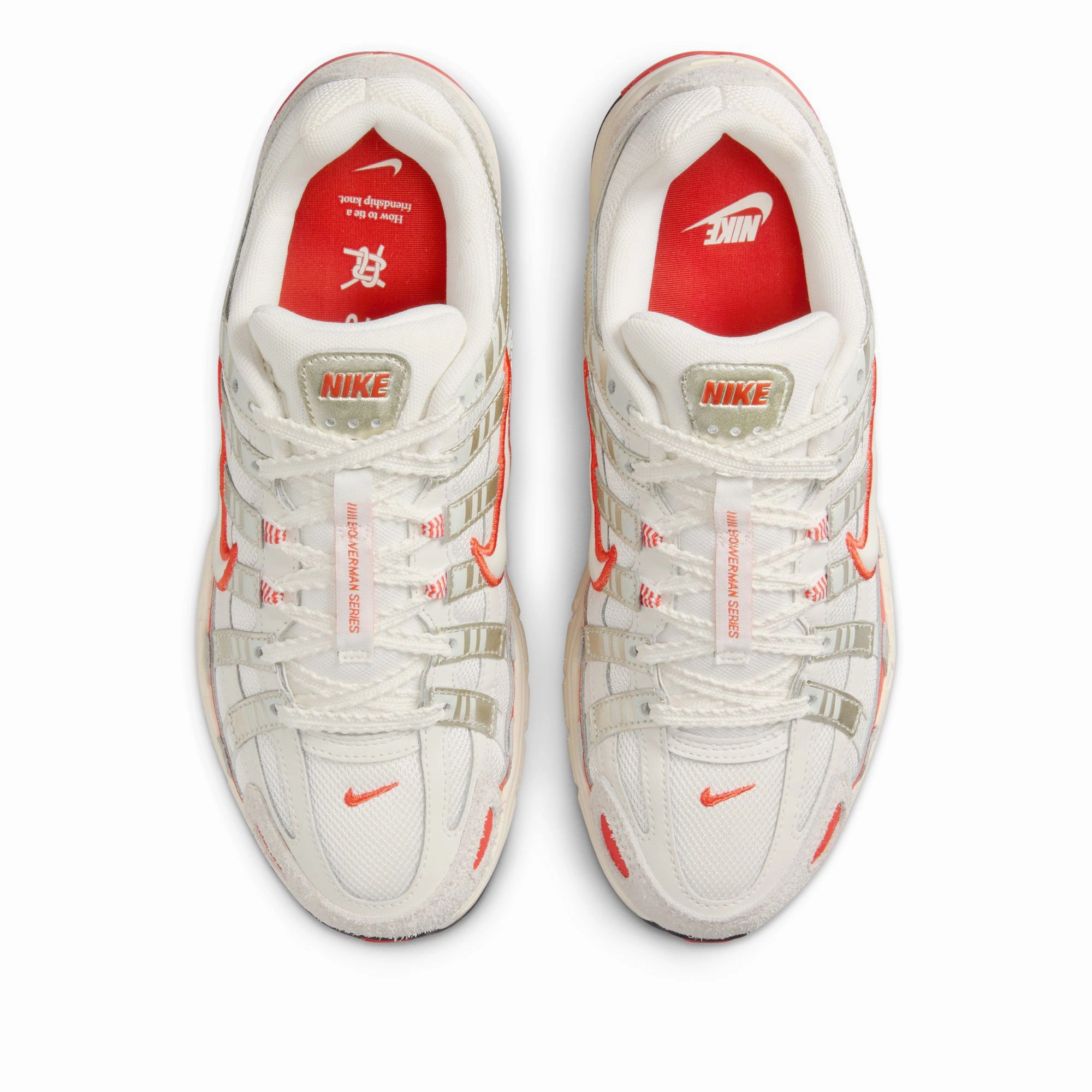 Women's Nike P-6000 - Sail/Picante Red