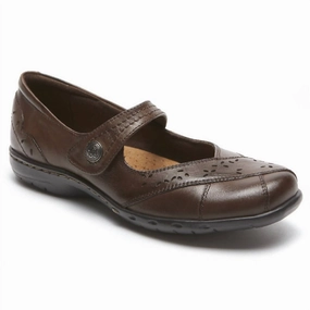 Women's Petra Mary-Jane In Brown Soft Sole Flats Womens sale