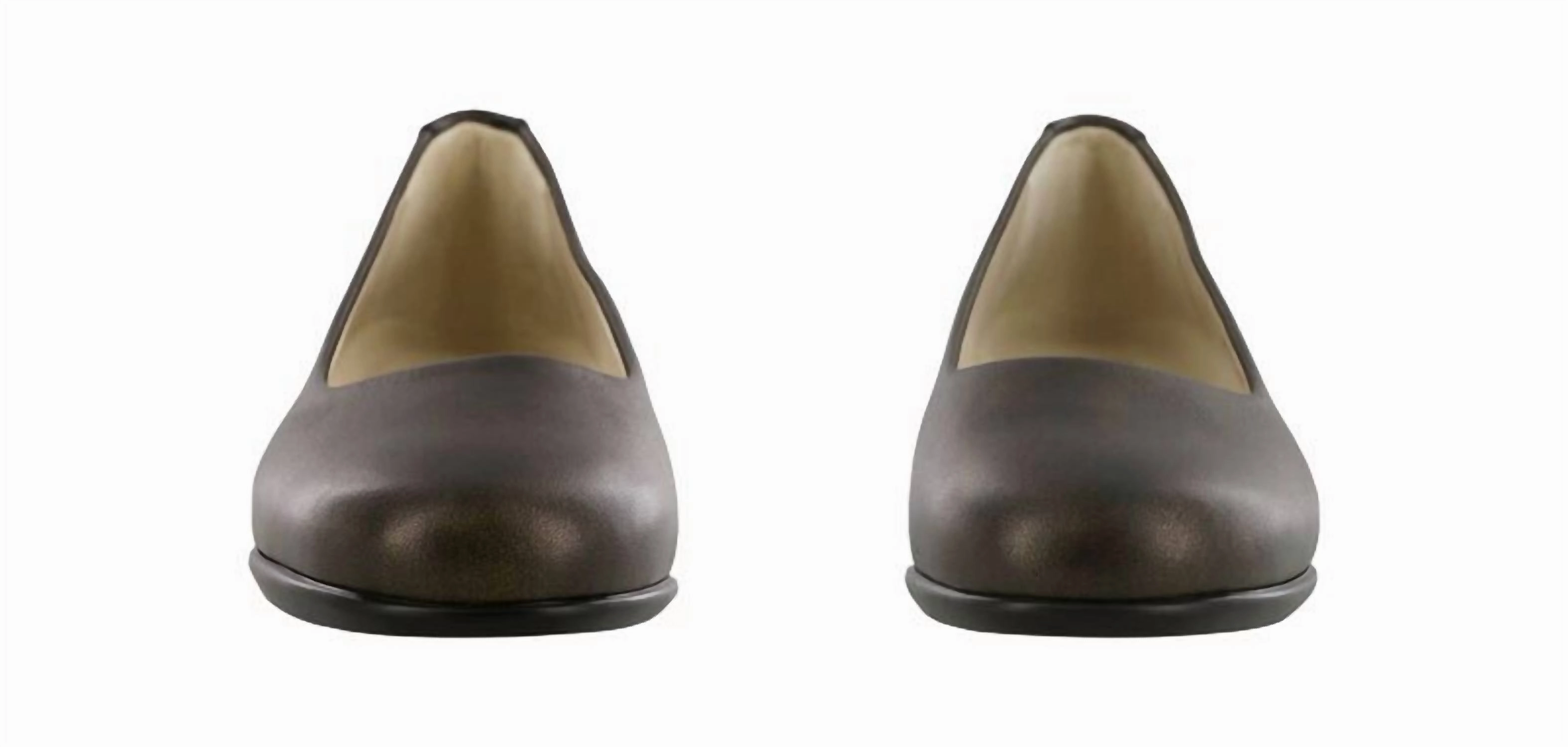 Women's Scenic Ballet Flat Shoes Medium In Bronze