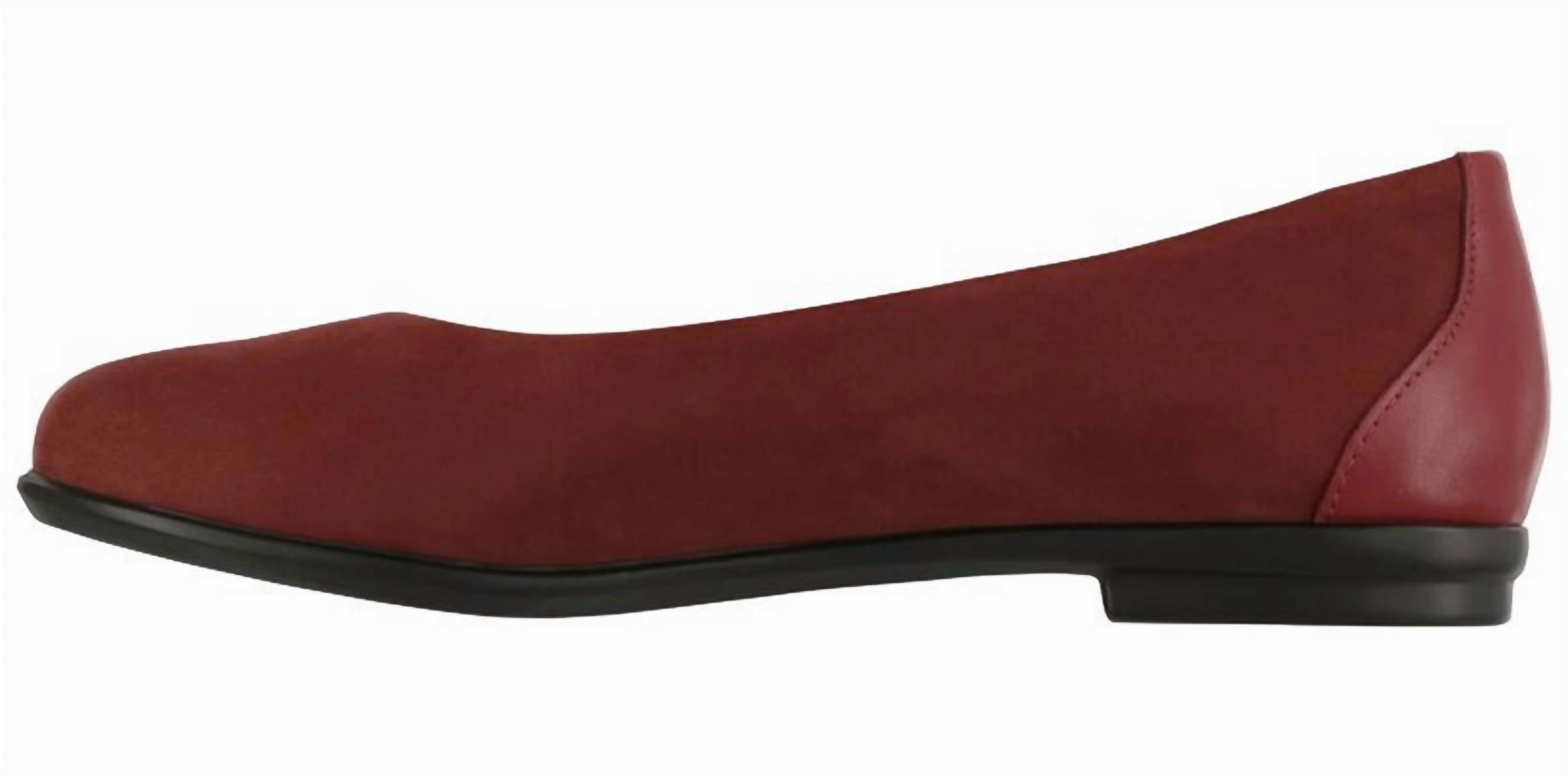 Women's Scenic Ballet Flat Shoes Medium In Scarlett Red
