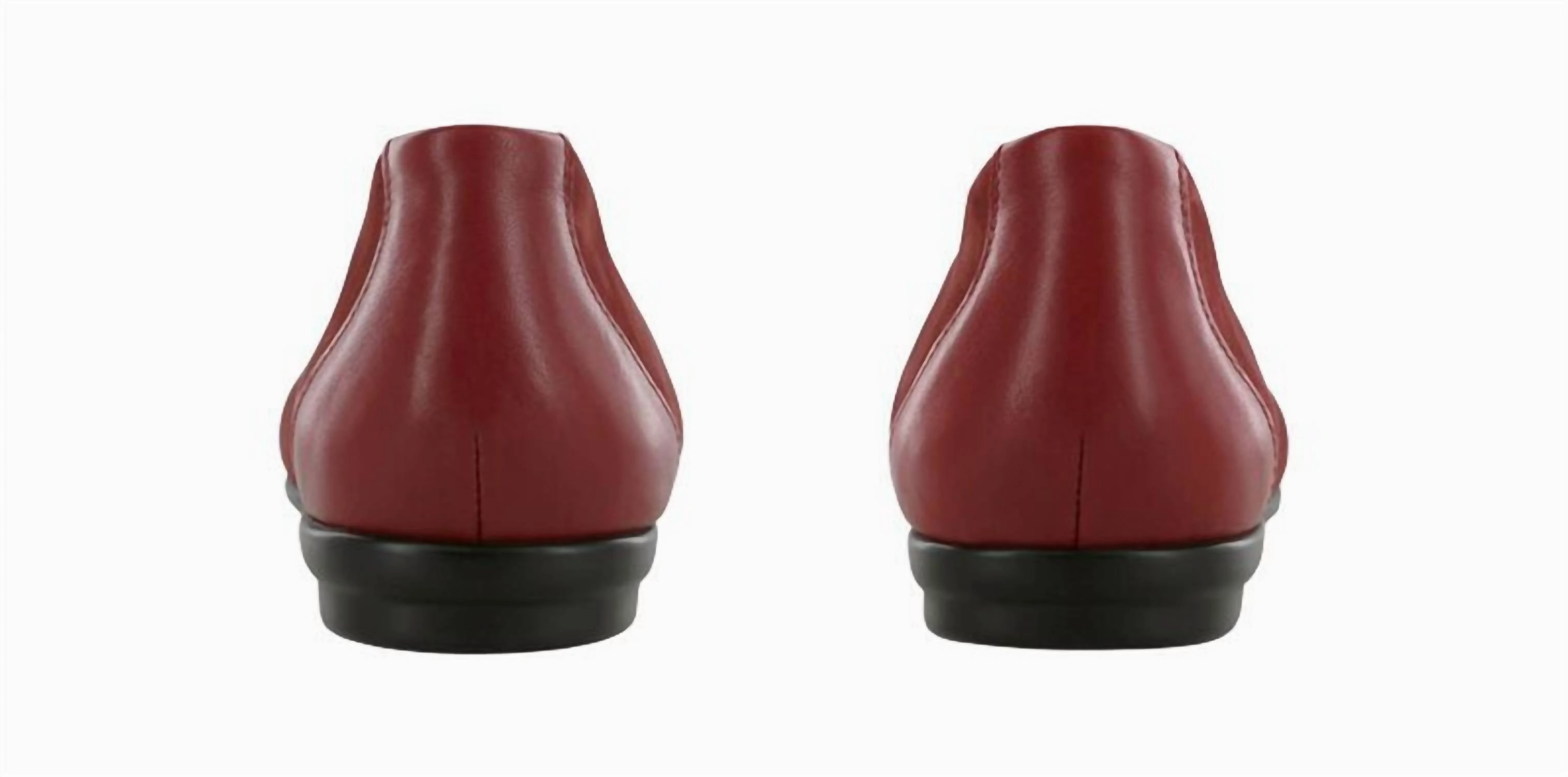 Women's Scenic Ballet Flat Shoes Medium In Scarlett Red