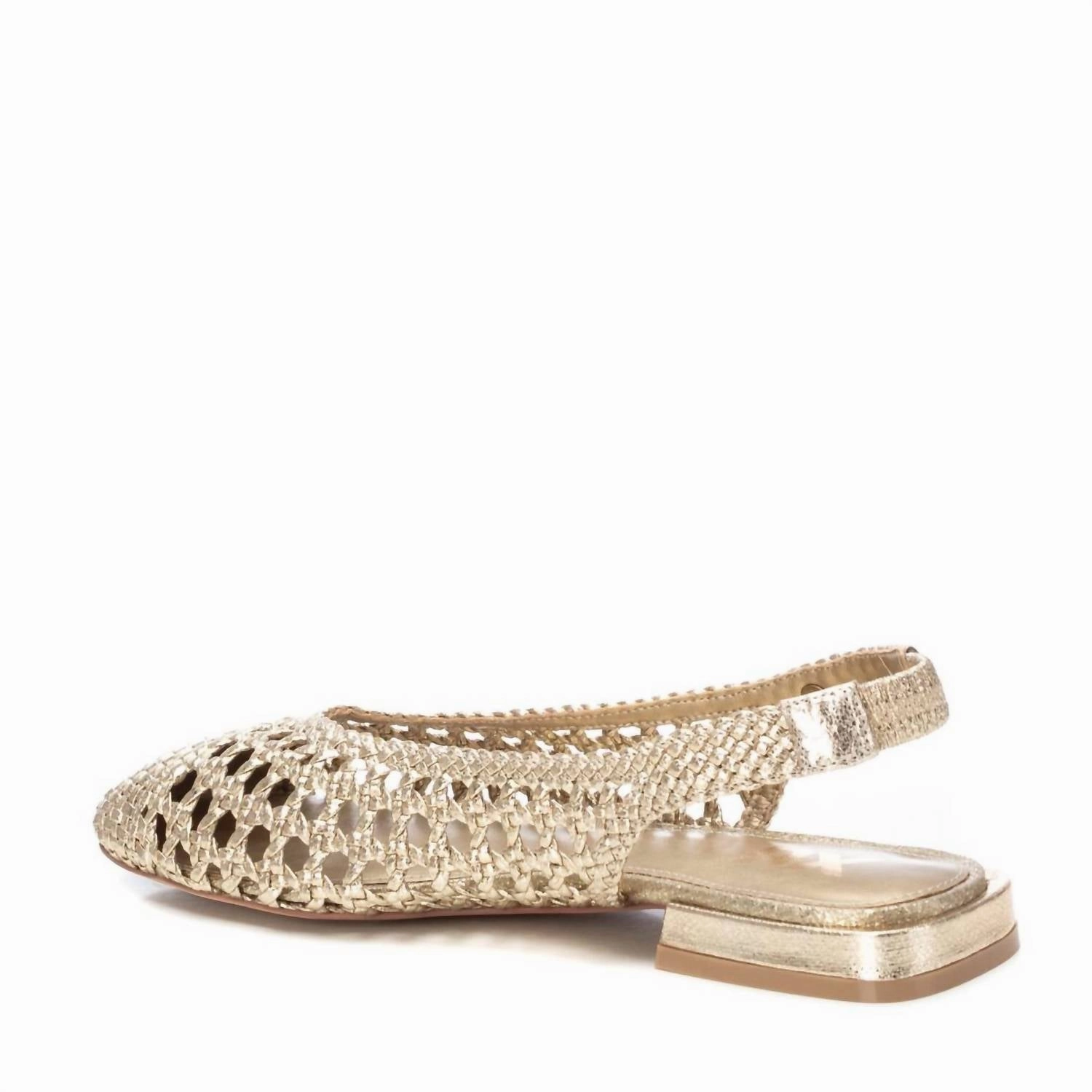 Women's Slingback Flats In Gold
