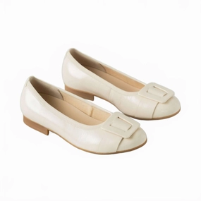 Women's Slip On Flats In Latte Patent Comfy Women Flats under $50