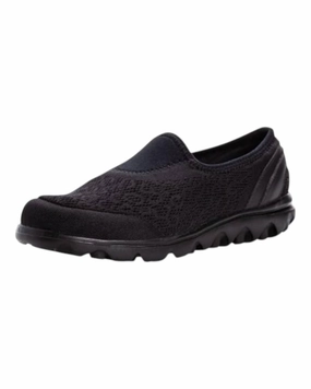 Women's Travelactiv Slip-Ons In All Black Womens Flats special deals